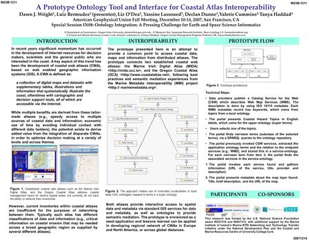 A Prototype Ontology Tool and Interface for Coastal Atlas Interoperability Dawn J. Wright 1, Luiz Bermudez 2 (presenter), Liz O’Dea 3, Yassine Lassoued.