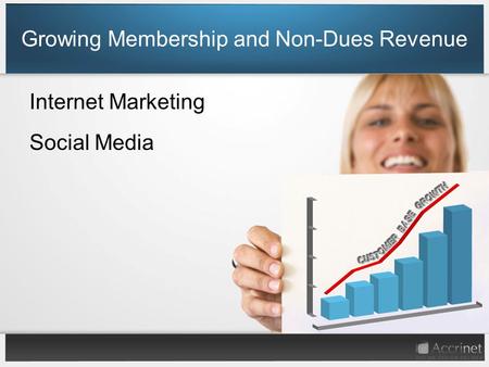 Internet Marketing Social Media Growing Membership and Non-Dues Revenue.