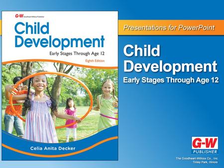 Chapter 1 Learning About Children Copyright Goodheart-Willcox Co., Inc. May not be posted to a publicly accessible website. Essential Question How can.