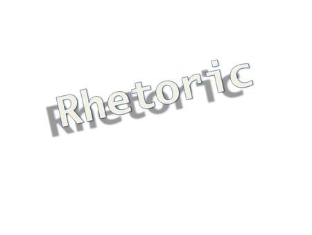 Aristotle said rhetoric is useful because “things that are true and things that are just have a natural tendency to prevail over their opposite.” But.