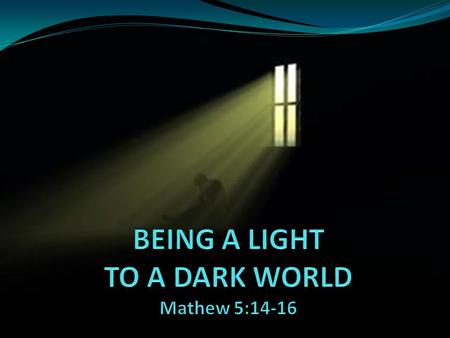 A Dark World 2 Timothy 3:1-5 describes attributes of a dark world: Lovers of themselves – social media today, “selfies”, many celebrities show off their.