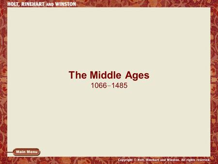 The Middle Ages 1066 – 1485. Norman England In 1066 William of Normandy, France, became king of England. His reign brought many changes. Latin and French.