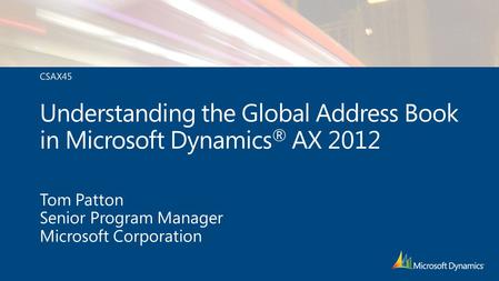 Anyone who maintains and uses customer, vendor, worker, contact, addresses…  I need a system that supports our mixed business model of both business-to-business.