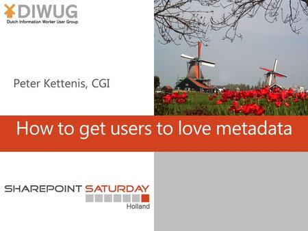 How to get users to love metadata. Our Problem Our problem Am I wrong?