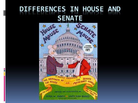 Constitutional HouseSenate  435 Members (apportioned by population)  Two Year Terms  Initiates all Revenue Bills  Initiates impeachment procedures.