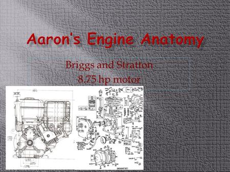 Aaron’s Engine Anatomy