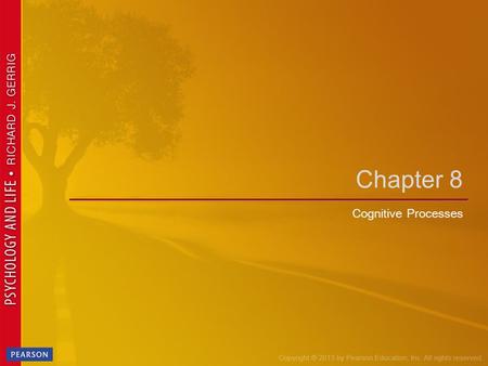 Cognitive Processes Chapter 8. Studying CognitionLanguage UseVisual CognitionProblem Solving and ReasoningJudgment and Decision MakingRecapping Main Points.