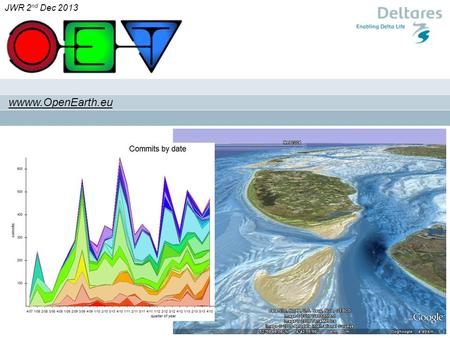 JWR 2 nd Dec 2013 wwww.OpenEarth.eu. OpenEarth is a workflow, and one free instance of that workflow Tools: internal + external: anything too small for.