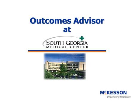 Outcomes Advisor at. What is Outcomes Advisor ? A report writing tool for care providers, quality directors, service line managers, analysts A report.