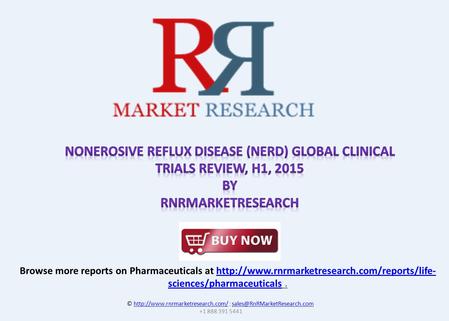 Browse more reports on Pharmaceuticals at  sciences/pharmaceuticals.http://www.rnrmarketresearch.com/reports/life-