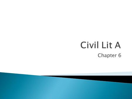 Chapter 6.  Challenges to Complaint  Answer  Motion  Demurrer(in some state courts)  Request for Relief (Damages) (Fed. Ct.)  Counterclaim  Cross.