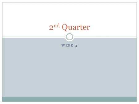 WEEK 4 2 nd Quarter. Monday 1. What is the capital of Argentina? What Ocean borders Argentina to the east? What country borders Argentina to the West?