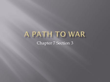 Chapter 7 Section 3.  To spread news about the British threats to the rights of the colonists, Sam Adams organized a group of letter writers called the.