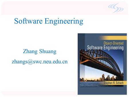 Software Engineering Zhang Shuang