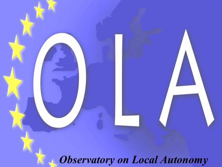 . Observatory on Local Autonomy. The Balladur Committee Report or The predictable death of one more local government reform.