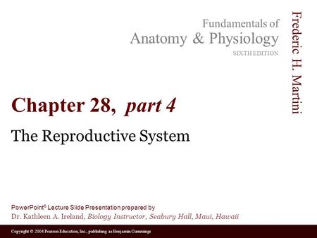 The Reproductive System