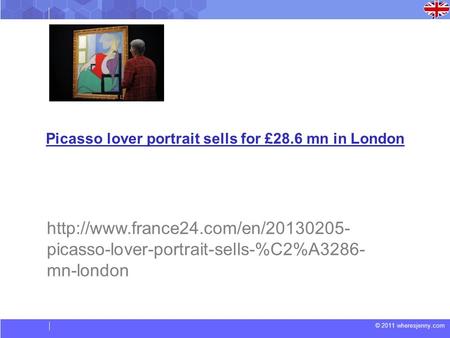 © 2011 wheresjenny.com Picasso lover portrait sells for £28.6 mn in London  picasso-lover-portrait-sells-%C2%A3286-