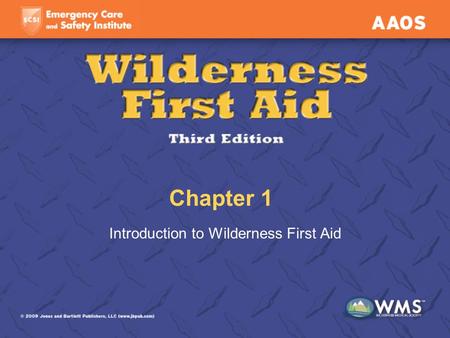 Chapter 1 Introduction to Wilderness First Aid. Lesson Objectives (1 of 2) Define wilderness. Compare wilderness first aid to traditional first aid. Identify.