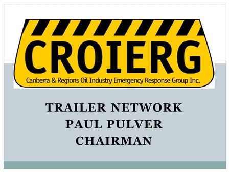 TRAILER NETWORK PAUL PULVER CHAIRMAN. THE FIRST TWO TRAILERS NOW SOLD – FAR TOO BIG, HEAVY AND NOT SUITABLE.