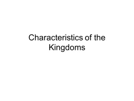 Characteristics of the Kingdoms. Archaea differ from the true bacteria in many important respects, as well as from the eukaryotes. These differences include: