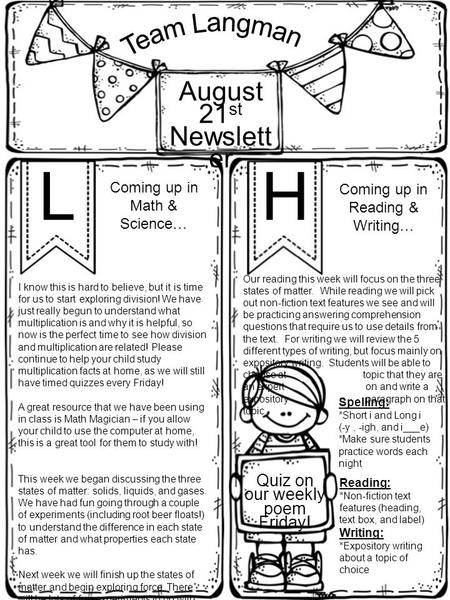 I know this is hard to believe, but it is time for us to start exploring division! We have just really begun to understand what multiplication is and why.