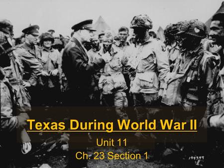 Texas During World War II