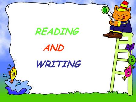 READING AND WRITING. Language points in Reading: 1. think highly/well/much/a lot of 赞赏 ; 高度评 价. Think little/ill/nothing of 对 … 评价不高 e.g. I think highly.