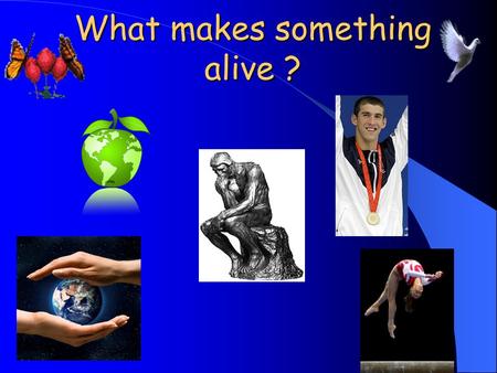 What makes something alive ?. What are living things? There are certain criteria that determine if something is living. Yes, ALL 9 criteria must be met.