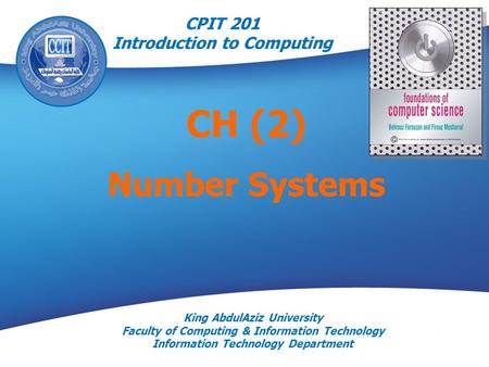 CPIT 201 Introduction to Computing