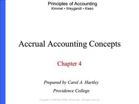 Accrual Accounting Concepts