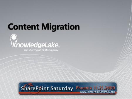 Content Migration. Founded in 1999 with HQ in St. Louis, MO and sales/service offices across the country First mover With SharePoint for ECM – 2003.