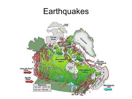 Earthquakes. An earthquake is a shaking of Earth’s crust caused by a release of energy. Earthquakes are often more destructive than volcanoes because.