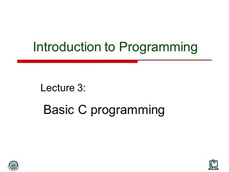 Introduction to Programming