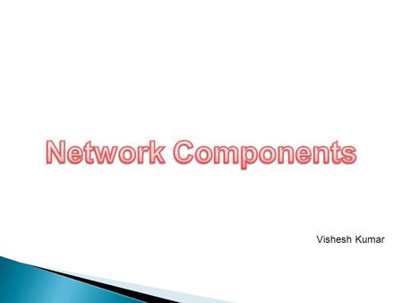 Vishesh Kumar.  Routers  Repeaters  Bridges  Hub  Switches  Gateways Vishesh Kumar.