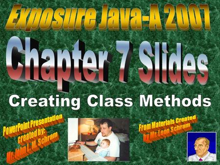 Additional Math Class Methods Math.exp(p)returns the antilog of p, or e p Math.log(p)returns the log (base e) of p Math.sin(p)returns the trigonometric.