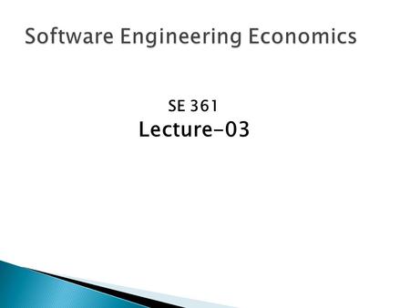 SE 361 Lecture-03. Science is defined as: a department of systematized knowledge as an object of study; knowledge or a system of knowledge covering.