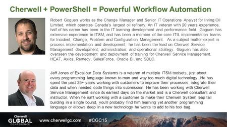 Cherwell + PowerShell = Powerful Workflow Automation