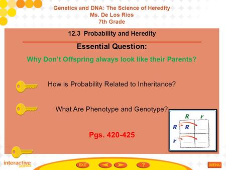 Essential Question: Pgs