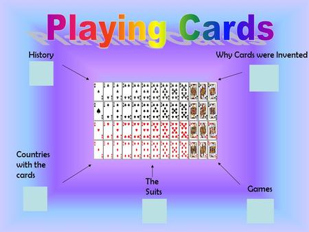 History Countries with the cards The Suits Games Why Cards were Invented.