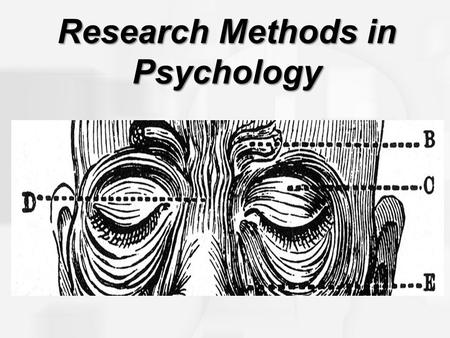 Research Methods in Psychology. Laboratory Field Internet Experimental Designs Randomization Manipulation Control Sample Population Independent Experimental.