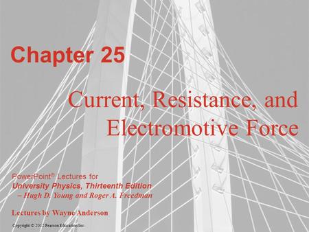 Current, Resistance, and Electromotive Force