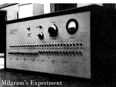 Milgram’s Experiment. The Purpose of the Experiment Prompted by Milgram’s interest in Eichmann and the Nazi’s obedience to Hitler in the Holocaust. This.