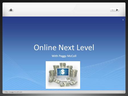 Online Next Level With Peggy McColl  1.