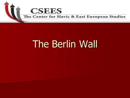 The Berlin Wall. Background Occupation Zones Occupation Zones 1949- Separate Governments 1949- Separate Governments - Federal Republic of Germany (West.