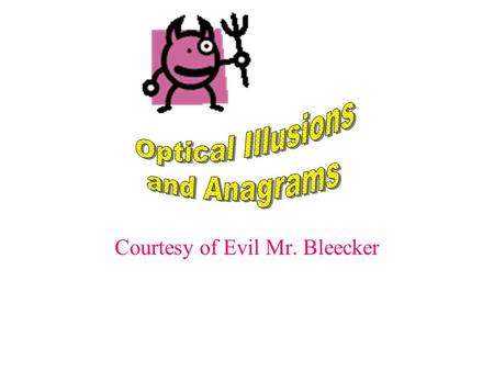 Courtesy of Evil Mr. Bleecker Anaglyphs use two colour tones – red and blue to generate two images interpreted by the brain separately This gives the.