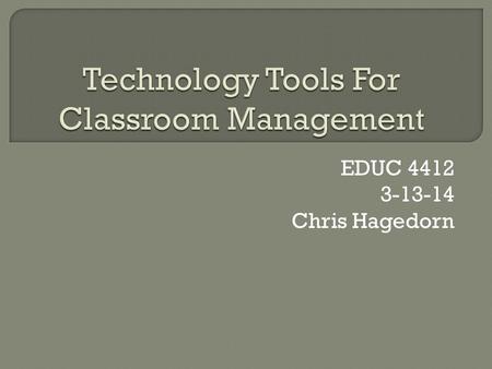 EDUC 4412 3-13-14 Chris Hagedorn.  Socrative is a system for obtaining and managing student responses while engaging the class in fun activities, games,