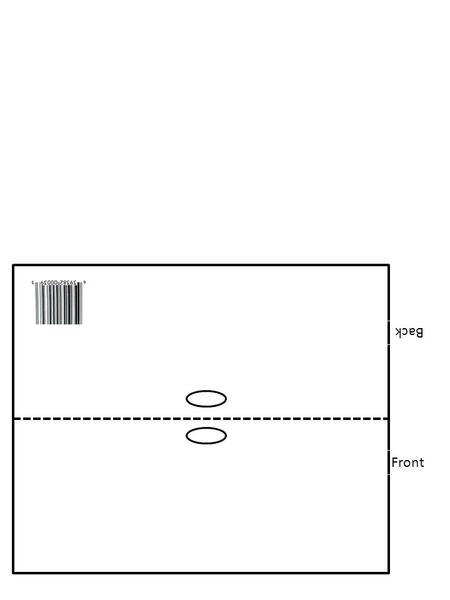 Back Front Create Your Final Draft in Color on the Template Below Requirements: Product Name Company Name and Address Warning Age Level Made in Tech 103.