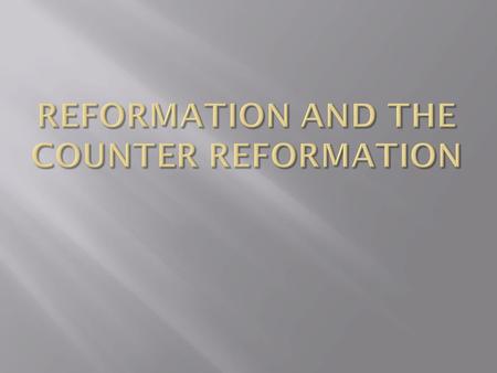  During Ren. People began to question religious beliefs & practices.  People began to protest the Roman Catholic Church (RCC). People called Protestants.