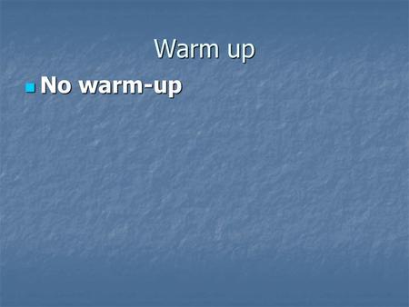 Warm up No warm-up No warm-up. The Pacific War Japanese Controlled Pacific.