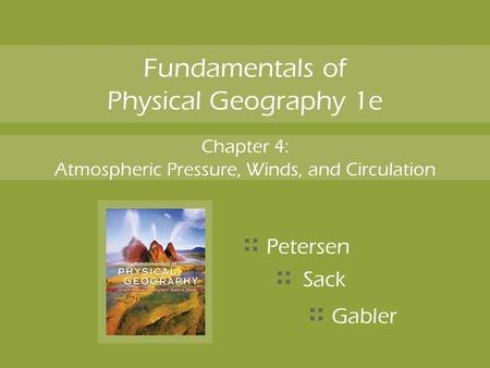 Fundamentals of Physical Geography 1e